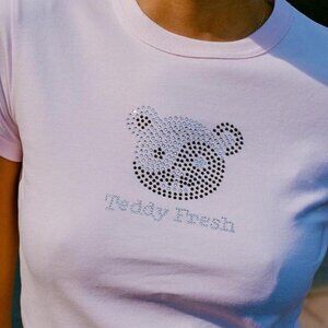 Teddy Fresh Rhinestone Yin Yang Tee T-Shirt